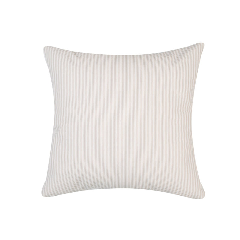 Housse et insert de coussin carré Michael Penny, 18 po x 18 po, Grège, polyester