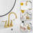 2-handle Bathroom Faucet with Drain Assembly-83528543