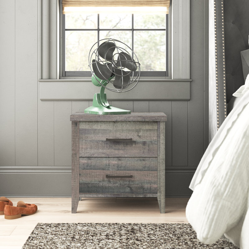 Macri 21.9'' W Particle Board / Chipboard Nightstand