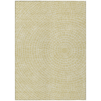 Machine Washable Indoor/Outdoor Chantille ACN2455 Geometric Rug
