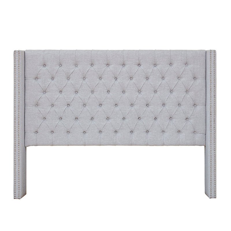 Upholstery Headboard Grey Queen