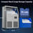 CIM Coolski 150lbs/24h Stainless Steel Under Counter Built-in Freestanding Ice Maker Machine