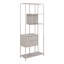 Barbuto 185cm H x 77cm W Metal Standard Bookcase