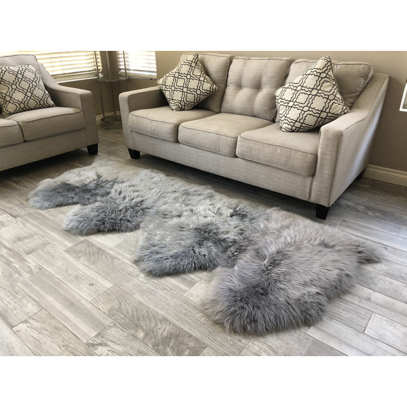 Whetsel Performance Sheepskin Indoor Rug, Novelty 3' x 6'6"