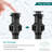 Centerset Bathroom Faucet with Drain Assembly-90693410
