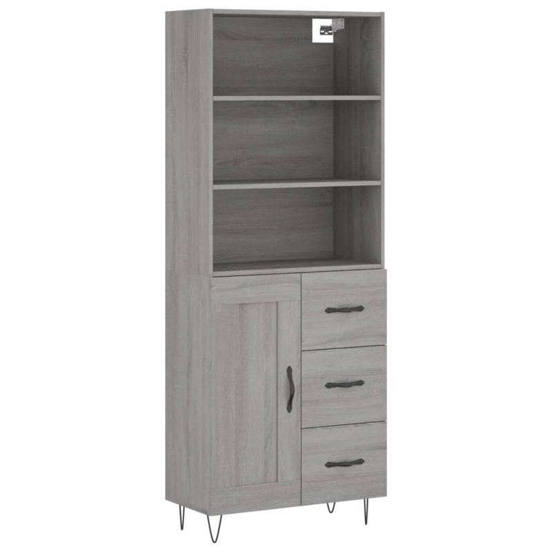 Copey 69.5cm Wide 3 Drawer, Grey Sonoma