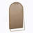 Iron Arch Retro Full Length Mirror With Supporting Feet, For Living Room, Bedroom-1205108300