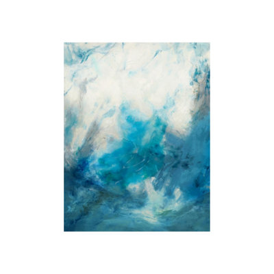 Flowing Blues Print by Samuel Kane