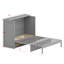 Lit escamotable avec grands tiroirs Murphy-5077430
