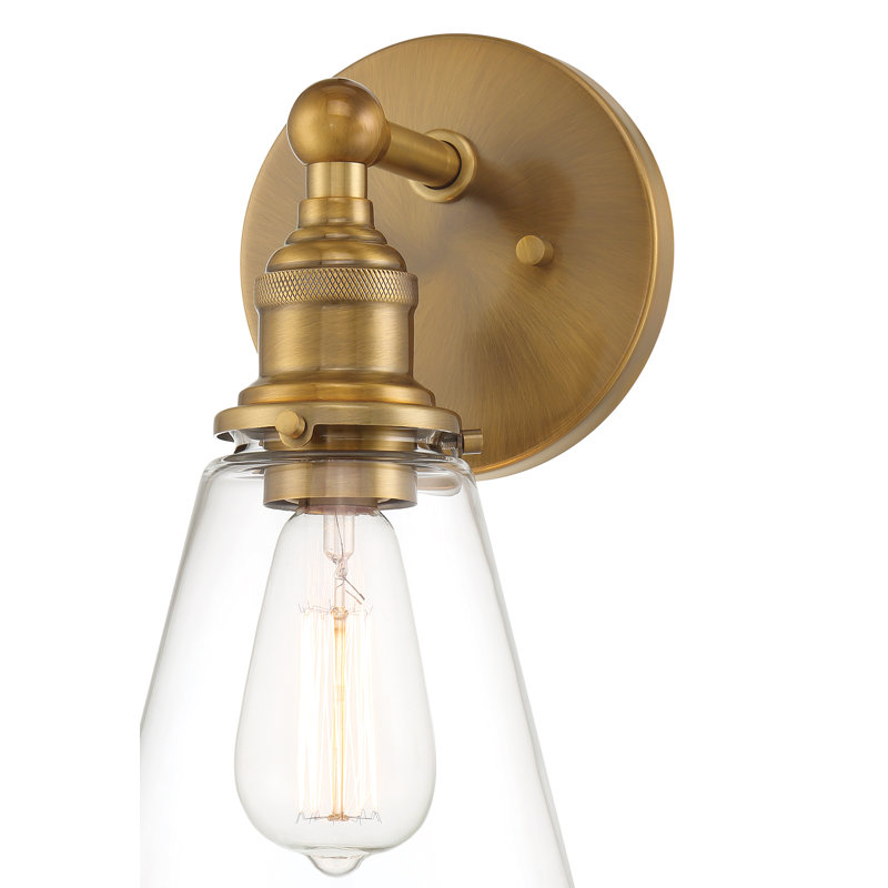 Breakwater Bay Adeen - 1 Lt Wall Sconce, Brass