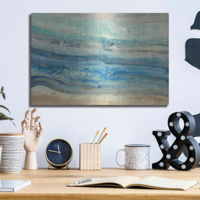 «Ocean Waves» par Albena Hristova - impression sans cadre sur métal