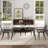 62.99" Modern Artificial Stone White Pandora Straight Edge Dark Grey Metal Leg Dining Table-Can Accommodate 6 People(Dining Table Only)-1093735188