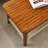 Mid-Century Rectangle Coffee Table with Woven Shelf