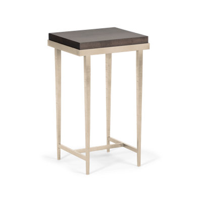 Wick Solid Wood Top Side Table