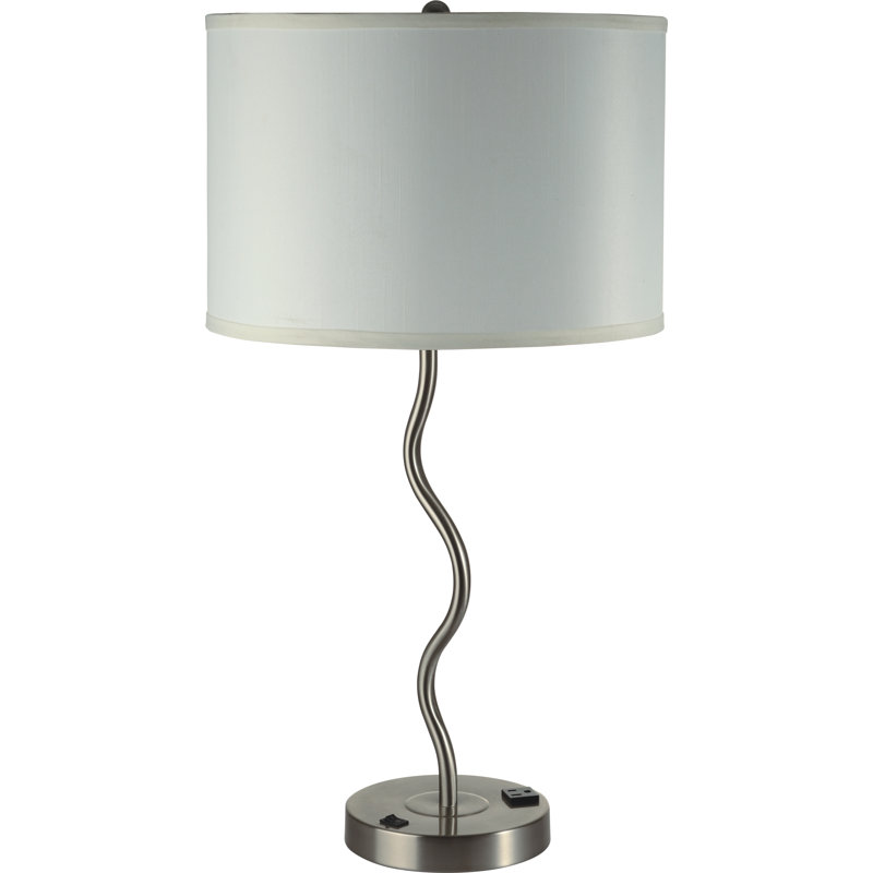 Swisher Metal Table Lamp, Ivory