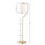 Lampe sur pied angulaire en métal