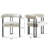 Fellman Boucle Upholstered Dining Armchairs