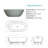 61'' Freestanding Bathtub Resin Stone Soaking Bathtub Solid Surface Modern Tubs with Overflow and Pop-up Drain