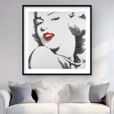 Impression encadrée Marilyn Monroe | Décoration de chambre à coucher