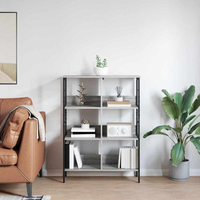 82cm W Steel Etagere Bookcase