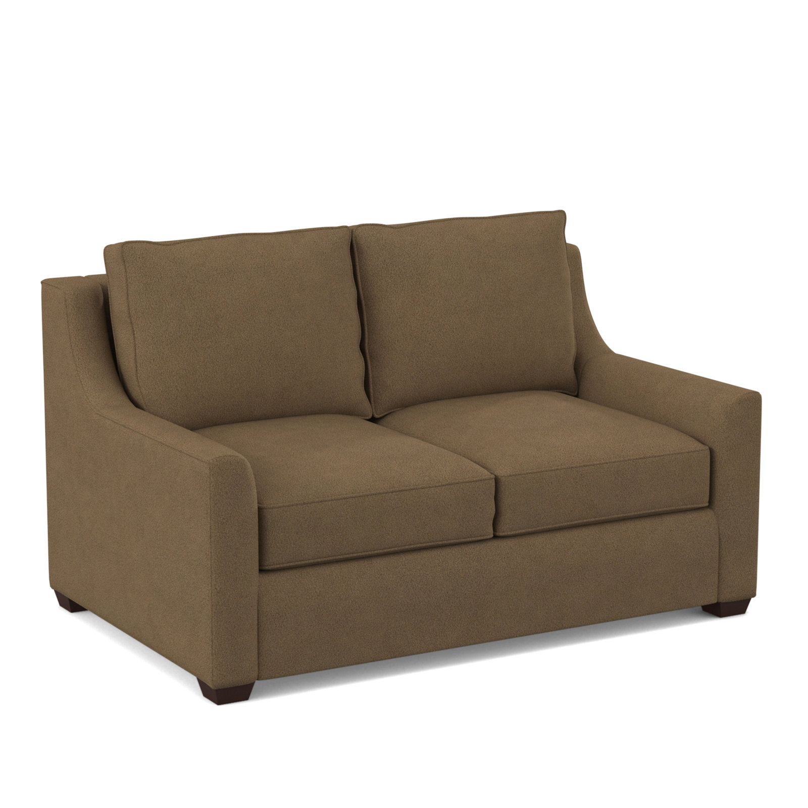 Gemi 56.5'' Upholstered Sofa, Bella Cocoa Performance Velvet