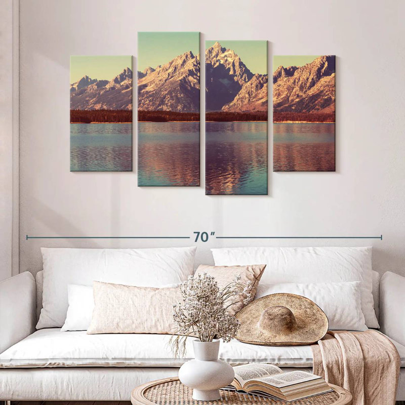 Grand Tetons d'Alvord Majestic, H 32 po x l 52 po