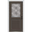 Porte d'entrée prémontée en panneau de fibre de verre 1/2 panneau Grace avec panneau peint 1/2 panneau Grace 4-5 / 16 po Grace-1956367583-1956367582-1956367579