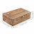 Solid Walnut Jewelry Storage Box With Removable Tray
