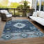 Tapis intérieur / extérieur bleu lavable à la machine Xhevrie-1988045428