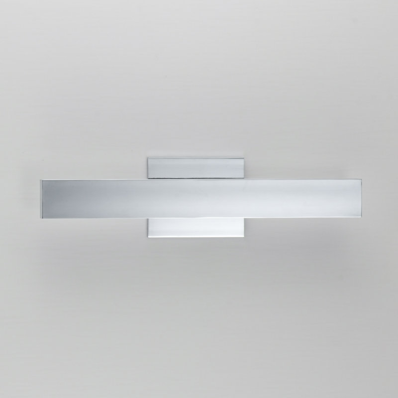 Alumilux Sideline - Meuble-lavabo pour salle de bain, H 4,75 po x l 18 po x P 3 po, Chrome poli