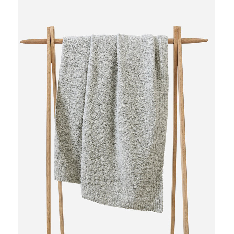 Snug Throw Blanket, Cloud Gray
