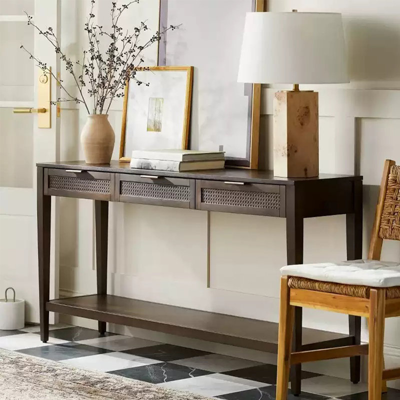 Console d'entrée American Retro Luxury, Brun