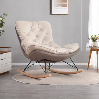 Chaise berçante simple en nid d'abeille de luxe simple