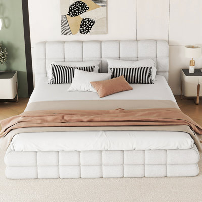Queen Upholstered Platform Bed