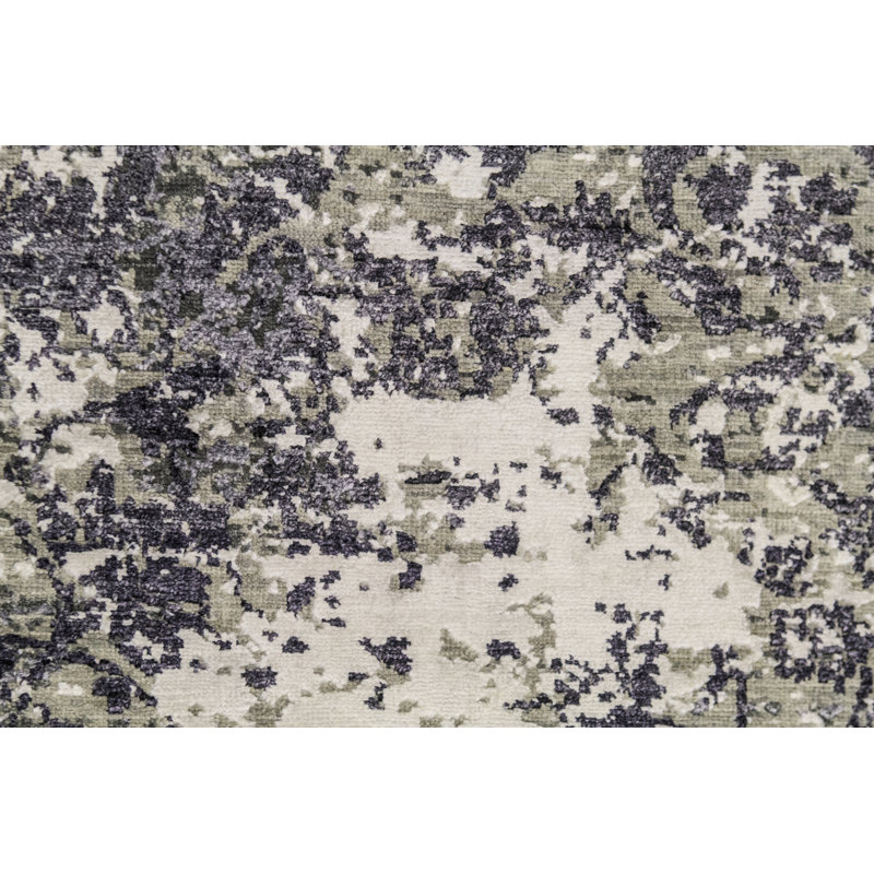 Abstract Area Rug, Rectangle 7'8" x 10'1"