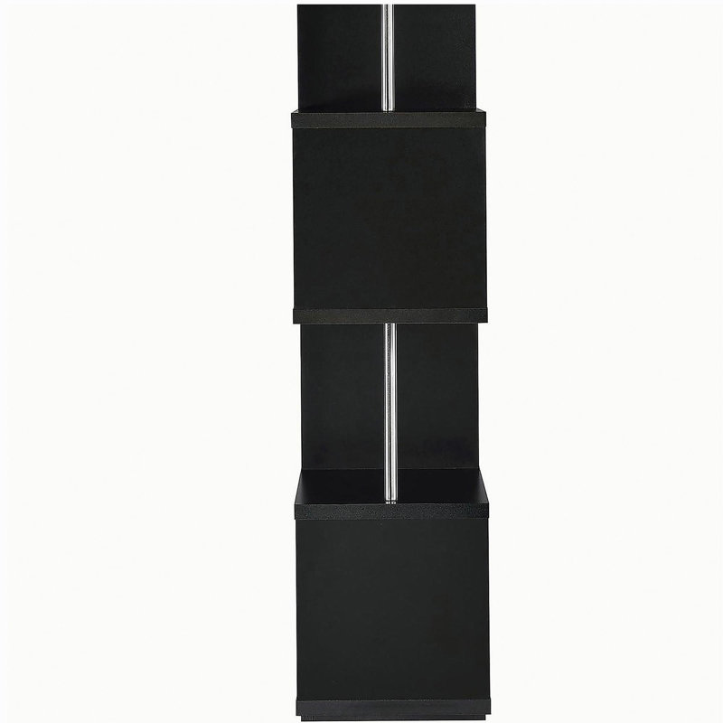 Black Chrome 4-tier Shelf