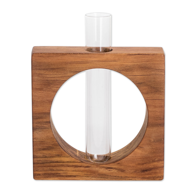 Handmade Wood Table Vase