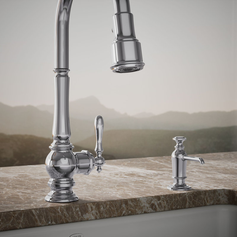 Distributeur de savon / lotion Artifacts, Chrome poli