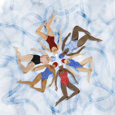 Working Together II by Grace Popp - Wrapped Canvas Painting