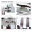 Retractable Patio Awning with Manual Crank - UV & Water-Resistant Fabric-112623512