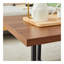 Table basse à deux niveaux en noyer foncé qui s'intègre parfaitement aux styles moderne et scandinave