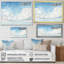 «White Clouds Scenery Minimalisme I» sur toile-1739599841-1739599854