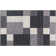 Akieba Geometric Tufted Gray/Black/Ivory Non-Slip Rubberback Area Rug