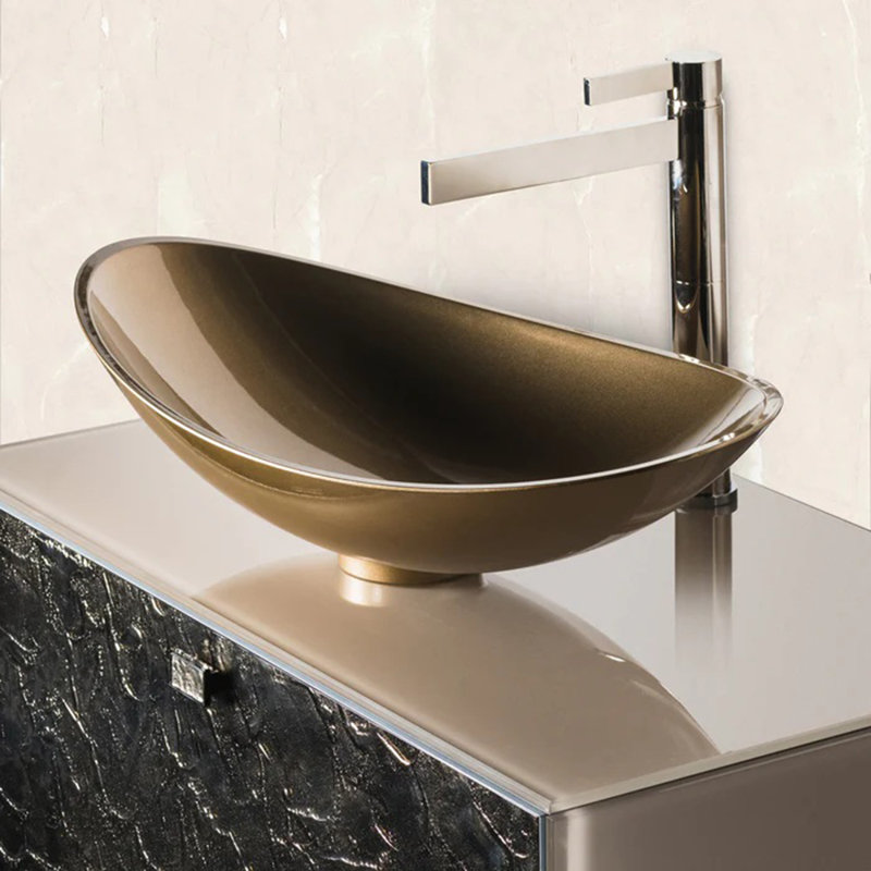 Felvy 32'' W Single Vanity, Gold, Bronze