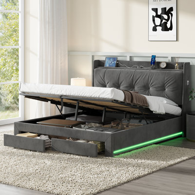 Solid Wood Bed
