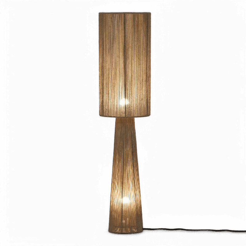 Verdant Jute Floor Lamp