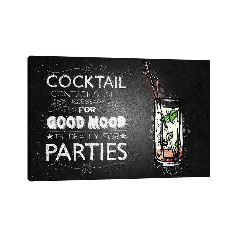 Mint Julep II by Gab Fernando - Wrapped Canvas Gallery-Wrapped Canvas Giclée, 101.6 cm H x 66.04 cm W x 3.175 cm D