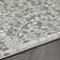 Tapis oriental gris en polypropylène tissé à la main Ragheb