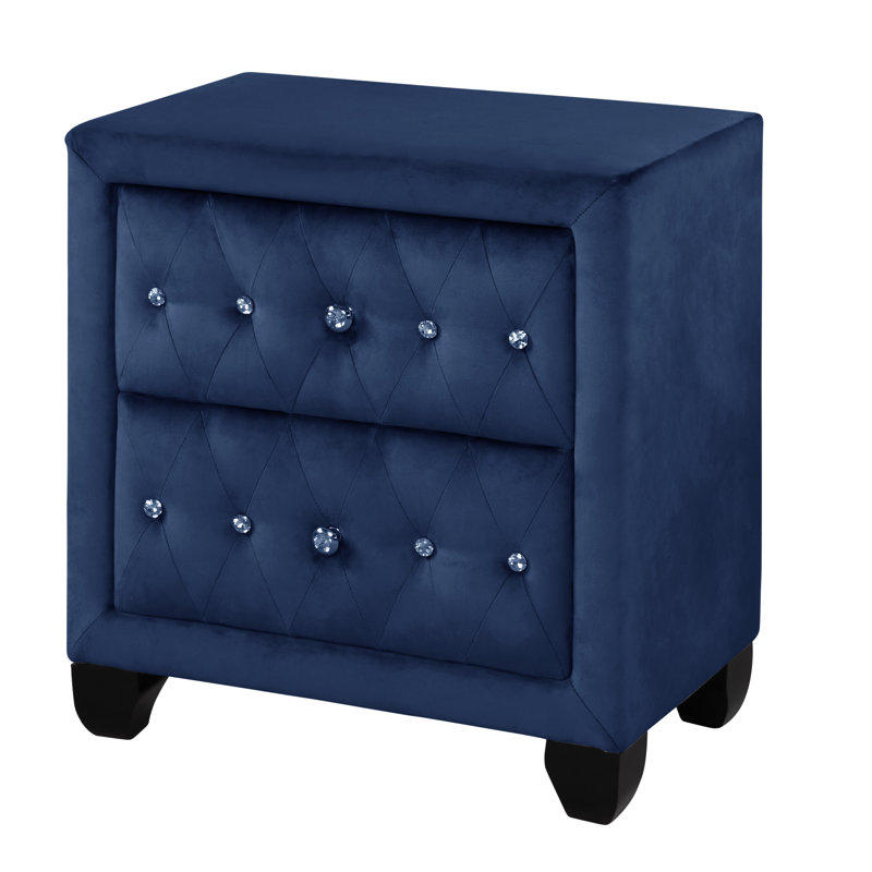 Table de chevet Annemieke, Bleu