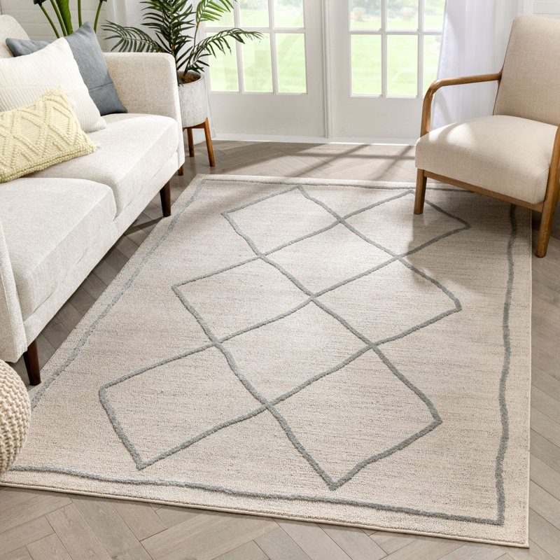 Harlow Moroccan Synthetic Area Rug, Rectangle 160 x 220cm